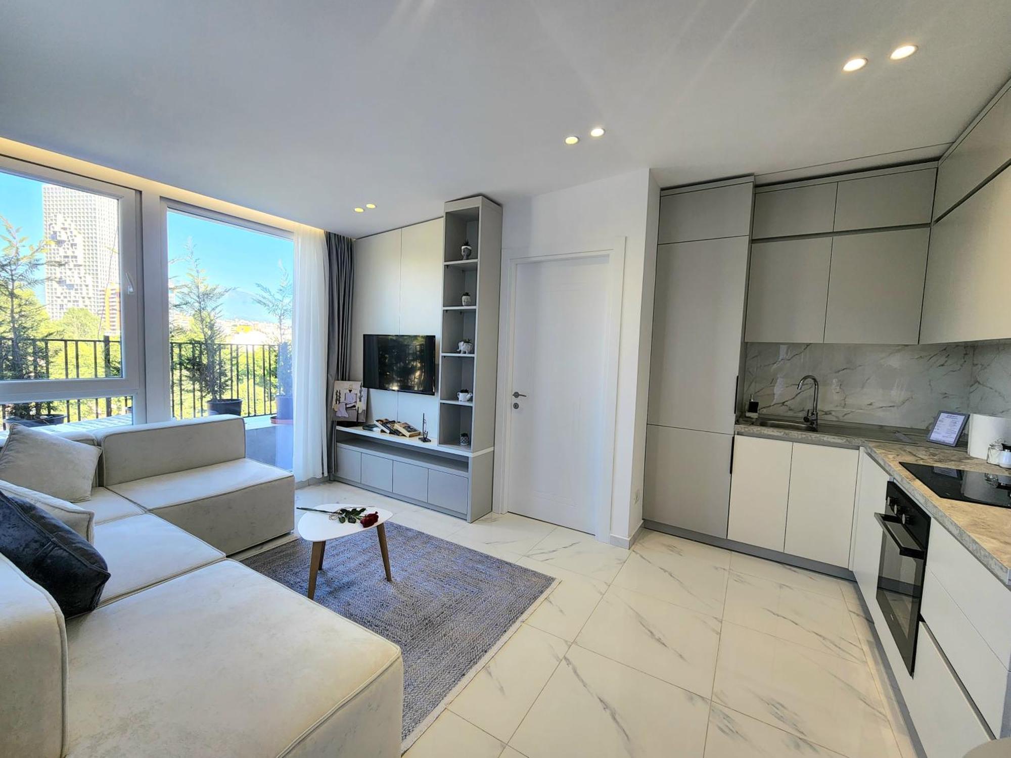 Penthouse With A City View Tiranë Luaran gambar